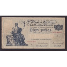 ARGENTINA COL. 436a BILLETE DE $ 100 PROGRESO BOT 1894